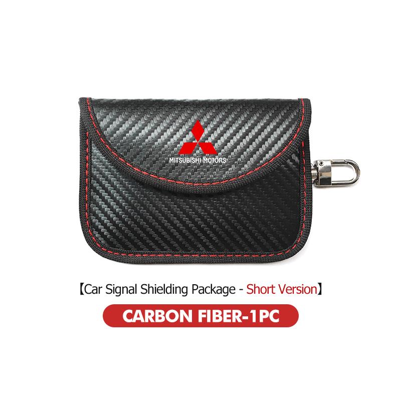 

For Mitsubishi Car Key Signal Blocker Case Pouch Keyless RFID Blocking Bag Accessories Outlander Pajero Sport Lancer EX ASX L200
