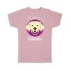 Golden Retriever Cartoon Dog Pet Animal Cute Funny Canine T Shirt
