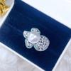 Trendy White Pearl Cubic Zirconia Rings for Women Gorgeous  Sterling   Silver Wedding Bands Accessories  Drop Shipping