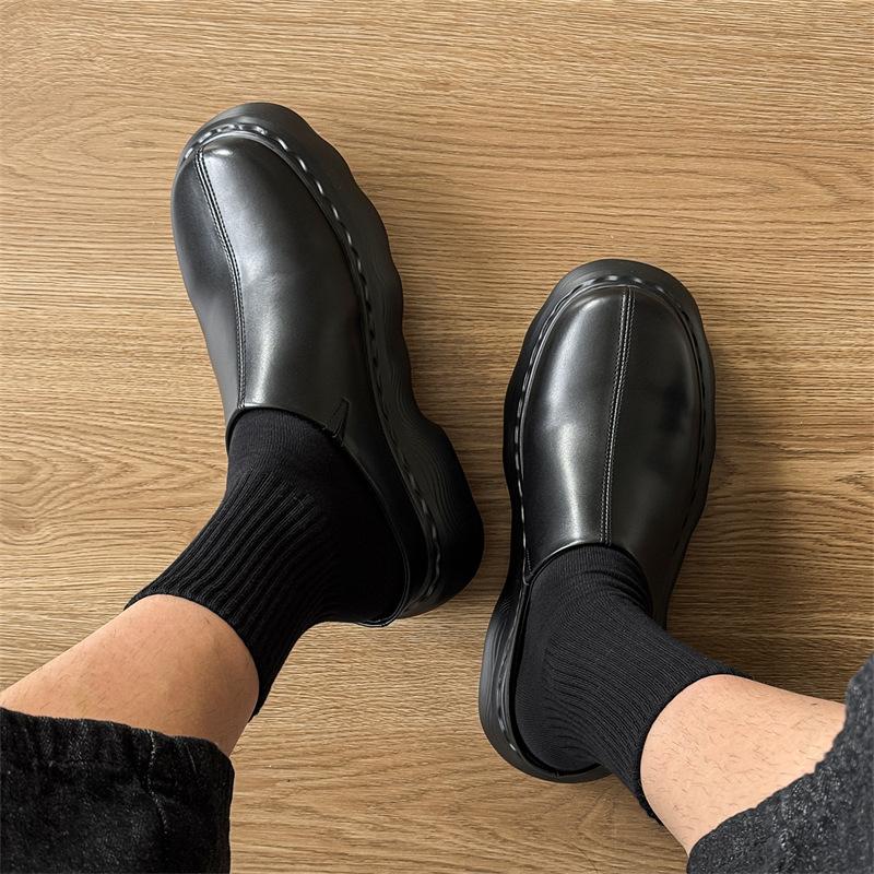 Jednoduché a všestranné tašky hlavy poloviční pantofle pánské platformové jednopědálové líné muller boty internetová celebrita bez paty poloviční podpora 3130-J