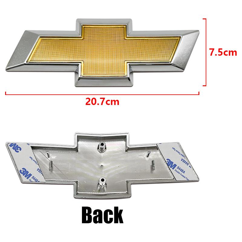 Car Front Bonnet Badge Rear Trunk Stickers for Chevrolet Logo Classic Cruze Malibu XL Cavalier Trax Auto Captive Aveo Sonic Sail