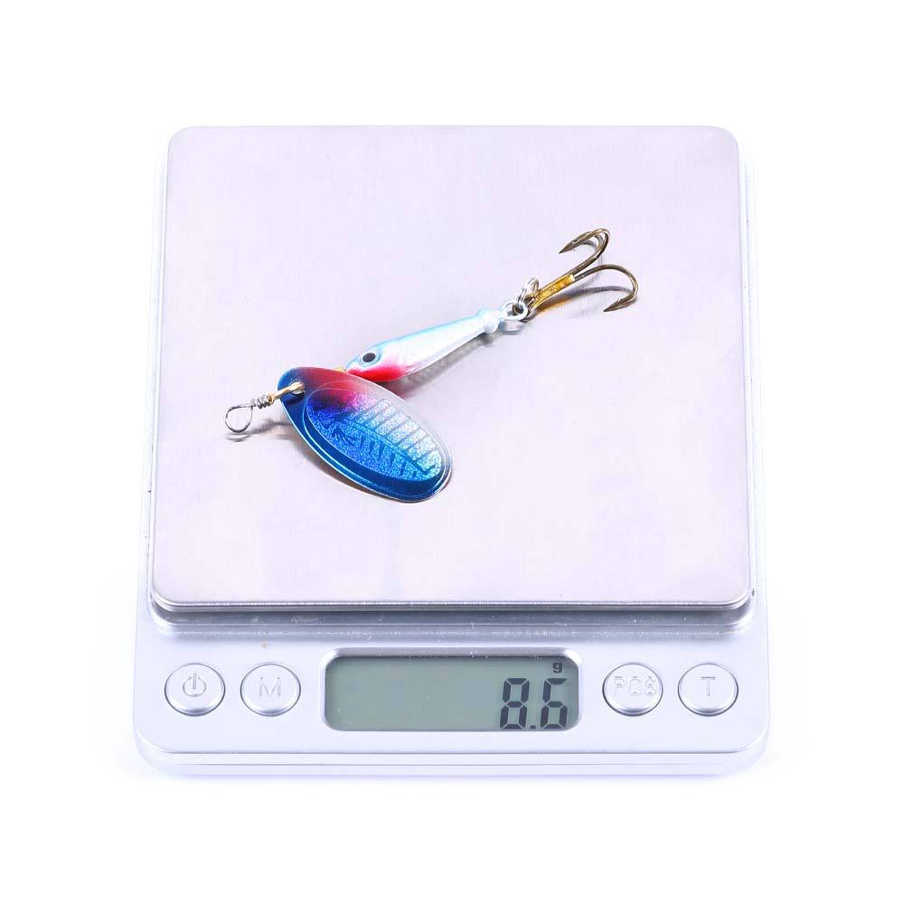 Fishing Spoon Baits Spinner Lure 5.5cm 9g Freshwater Jig Fishing Lures Spinner Lure
