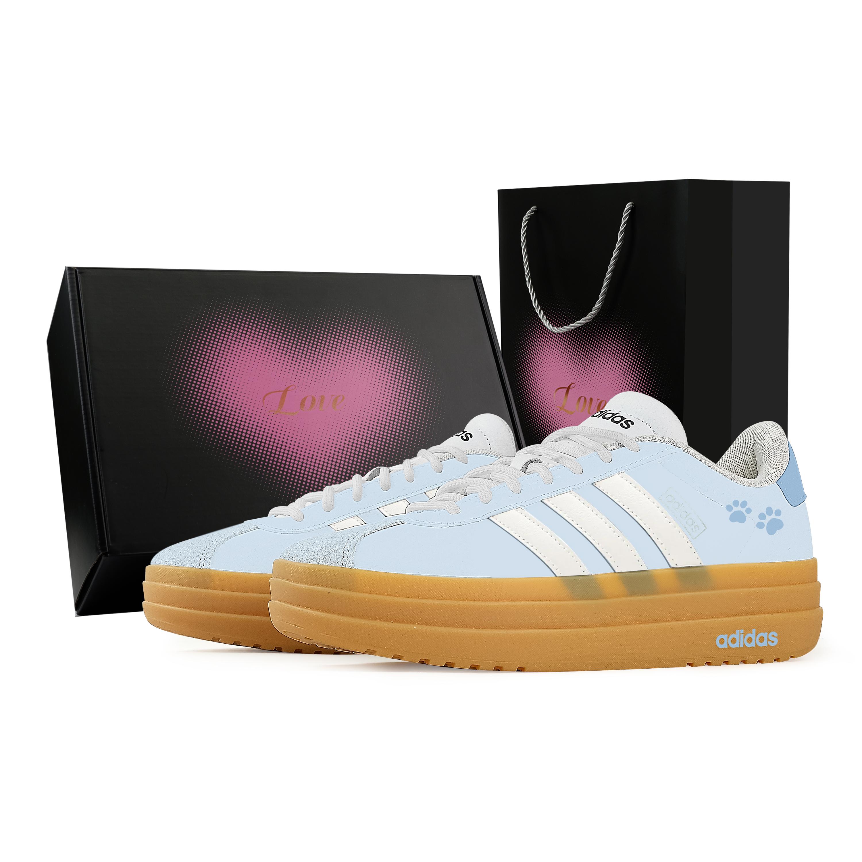 

Adidas VL Court Bold Maris Sal Jelly, Heart Box Slip Resistant Abrasion Resistant Low top Skateboard Shoes Women s Blue IH3083(Team529--) 36