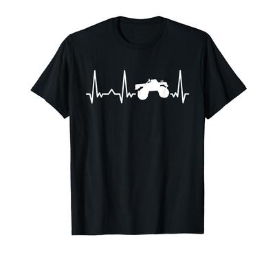 Monster Truck Car Heartbeat T-Shirt