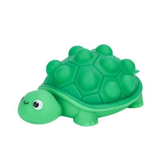 Bubble Shell Turtle Stress Ball Silicone Stress Relieving Tortoise Squeeze Sensory Toy Animal Shape Hand Therapy Exercise Fidget Toy