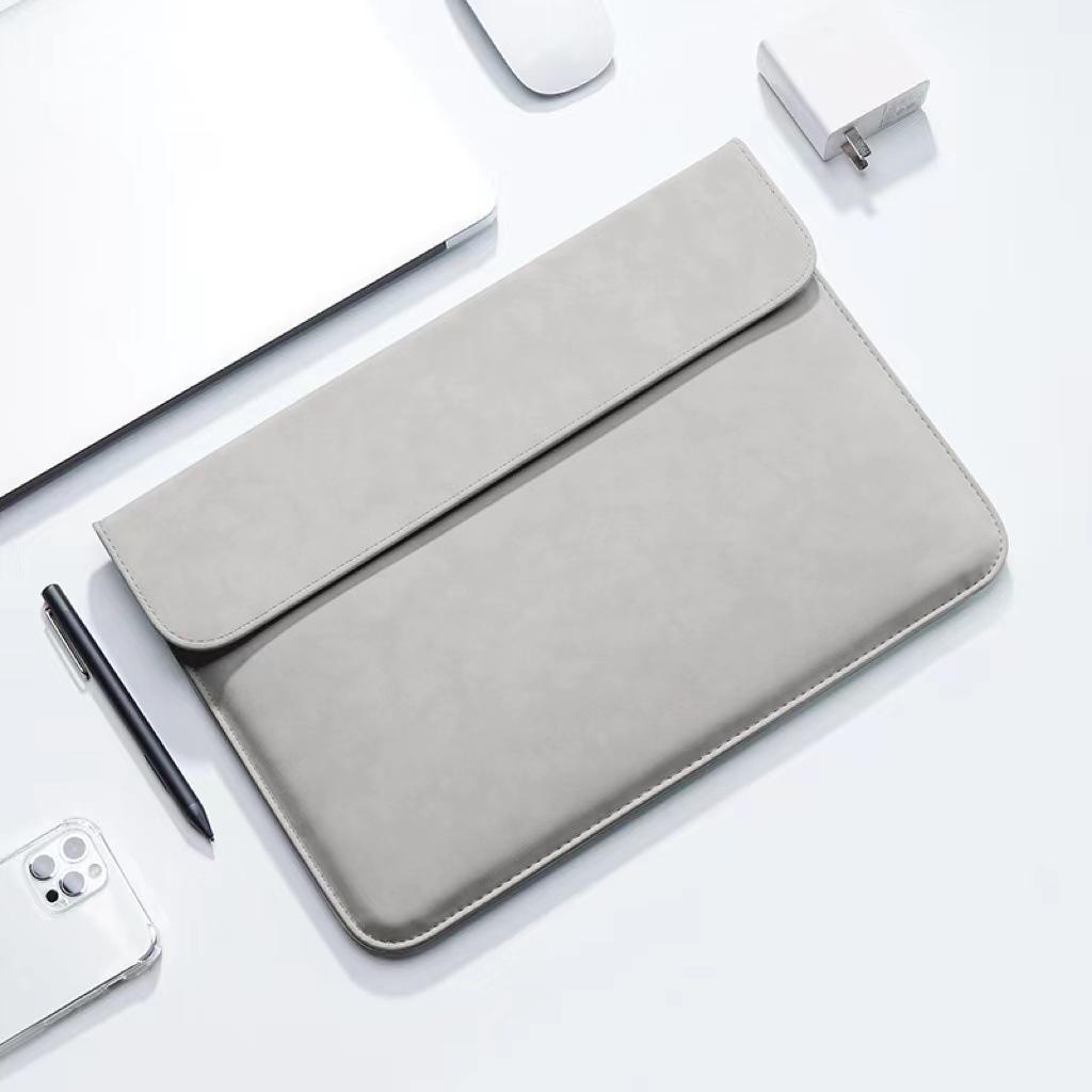 

Подходит для Apple Macbook сумка-вкладыш женский защитный кожаный чехол для ноутбука. Дюйм ASUS air Hua 14.1-15 inch светло-серый