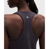 Lululemon Swiftly Tech Racerback Tank Top 2.0  Waist Length Spandex Stripe Atmospheric Purple Coal
