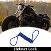 ACROPIX Blue Motorcycle Disc Lock Cable Universal Anti-theft Wheel Lock Replacement - Set of 1