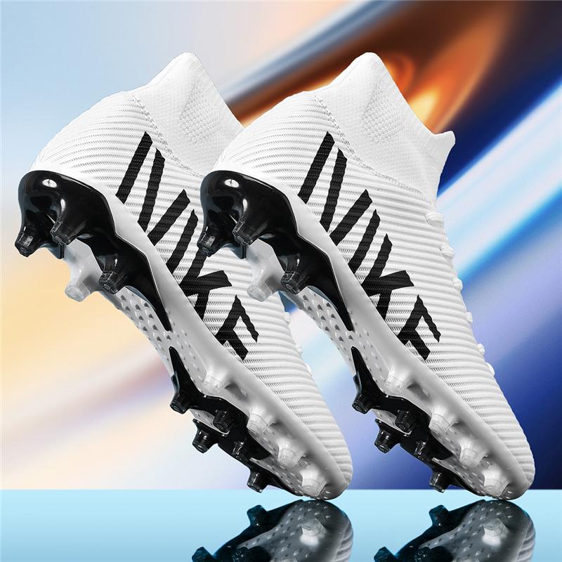 Soccer Shoes For Male Professional TF/FG Football Shoes Society Cleats Indoor Football Field Boots' Fast Sneaker Match Non-Slip