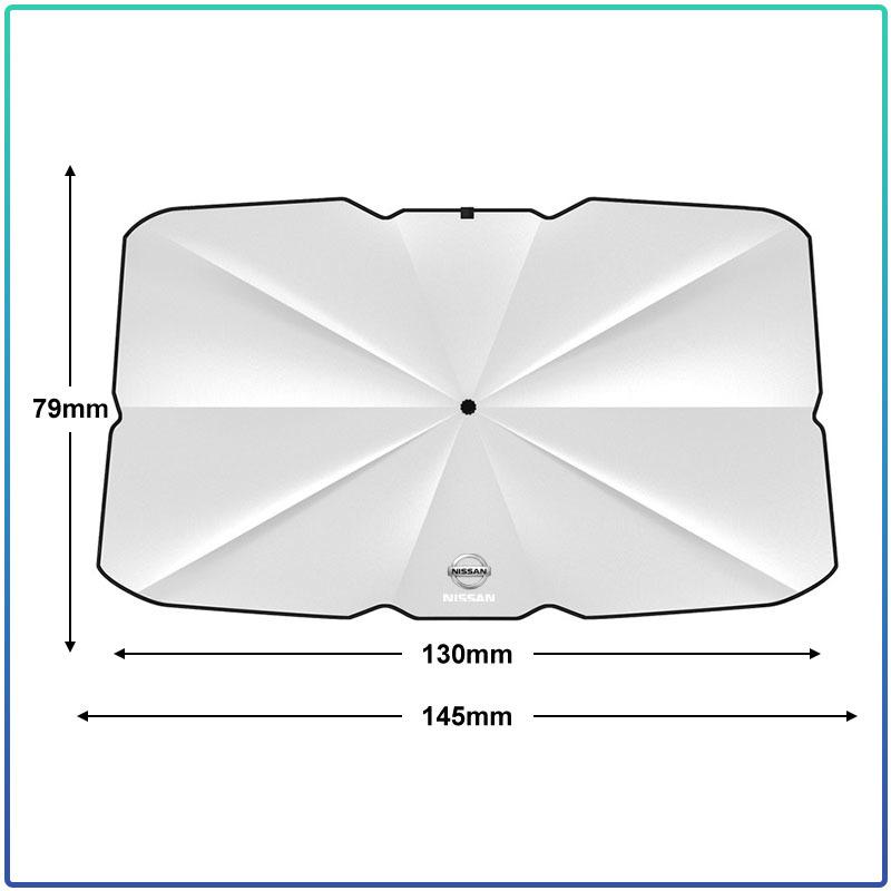 Car Front Window Cover Sun Shade Windshield Visor Windscreen Folding Breathable UV For Nissan Nismo Tiida Sylphy Teana X Trail T30 T32 Almera Qashqai
