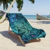 Un Telo da Spiaggia in Microfibra con Design Mandala, Altamente Assorbente e Perfetto per l'Uso in Qualsiasi Stagione.