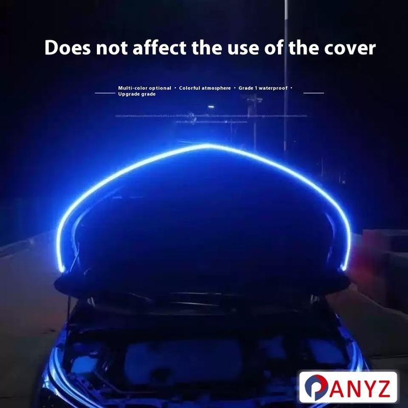 FOR Mitsubishi Lancer 2001- Upgrade LED Daytime Running Light Scan Starting Car Hood DRL Guide Decorative Ambient Lamp 12V