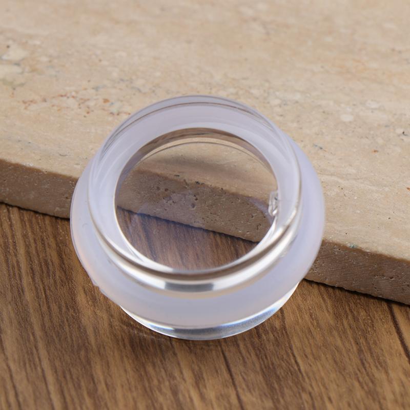 Acrylic Door Stopper Transparent Cylindrical Anti-Collision Buffer To Protect Walls And Furniture Self Adhesive Door Stopper