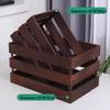 Rectangular Bamboo Bread and Pastry Display Crate