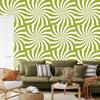 Hippie Background Wallpaper Yellow, White and Beige for Living Room and Bedroom 50x1000