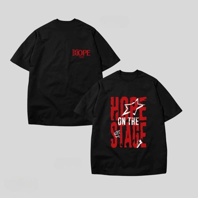BTS - J-hope Stage Kpop Tshirt Tees Unisex Oversized Boxy Tee, Perfect for Concerts, Festivals, Everyday Wear, Casual Style