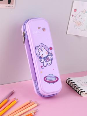 Plastic Waterproof Pencil Case Kawaii Pencil Case Back-to-school Pencil Case School Supplies Stationery Pencil Case Trousse