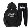 Unisex Oversized Streetwear Mikina Jogger Set Ležérní Sportovní Oblečení Podzim Mladistvý Hip Hop Skateboard