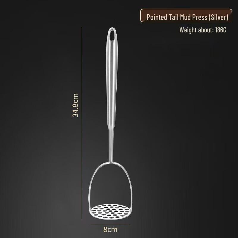 ZISIZ Manueller Edelstahl-Kartoffelstampfer