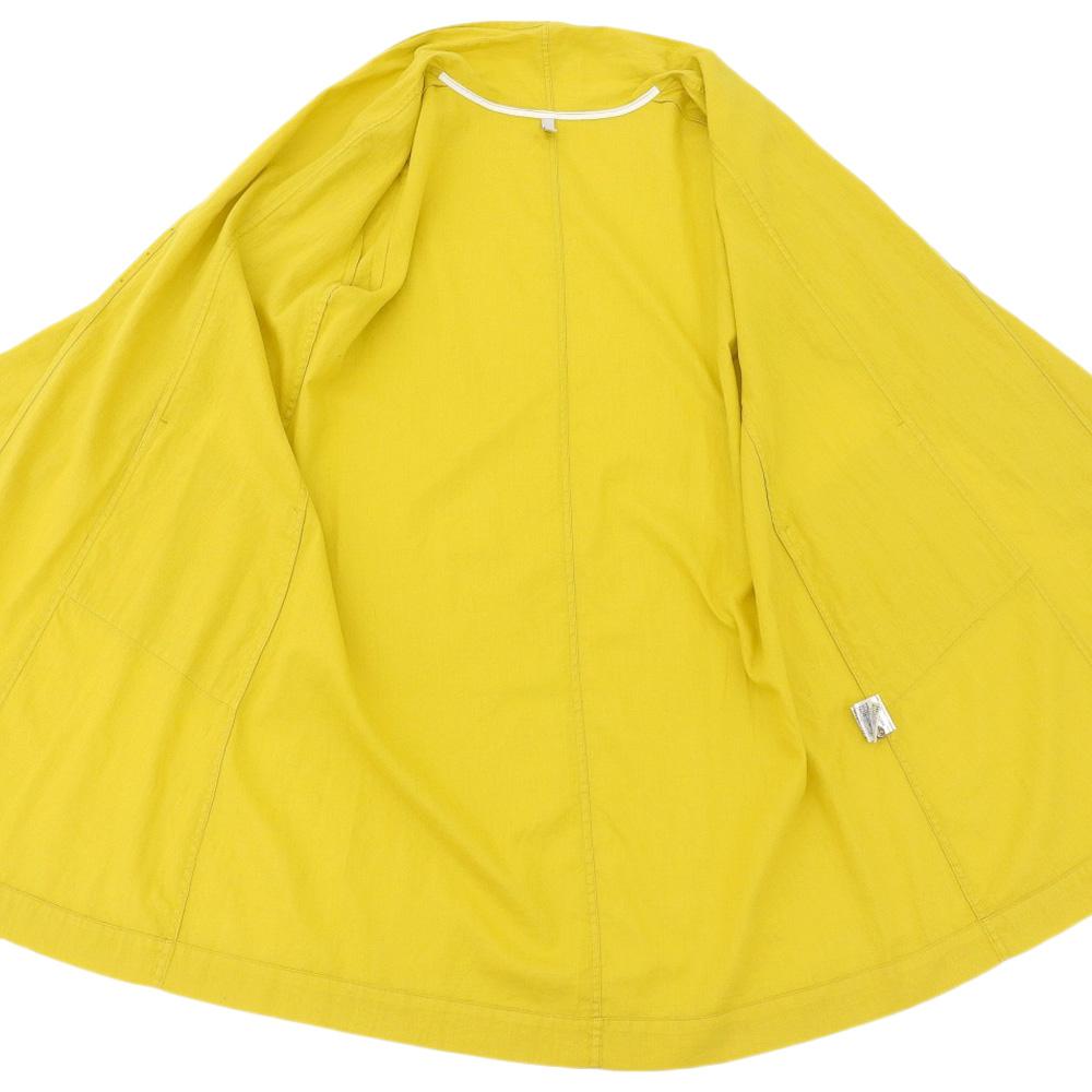 ijep Beautiful ijep cotton linen V-neck shirt cardigan gown for women, yellow, size 3 tops 3 yellowUsed