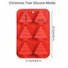 Christmas Silicone Baking Molds  Chocolate Candy Molds Set For Cake Toppers, Ice Cubes, Jello, DIY Cake Candles