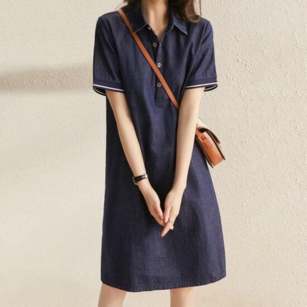 Rellawear Daily Denim Dress Pi240820