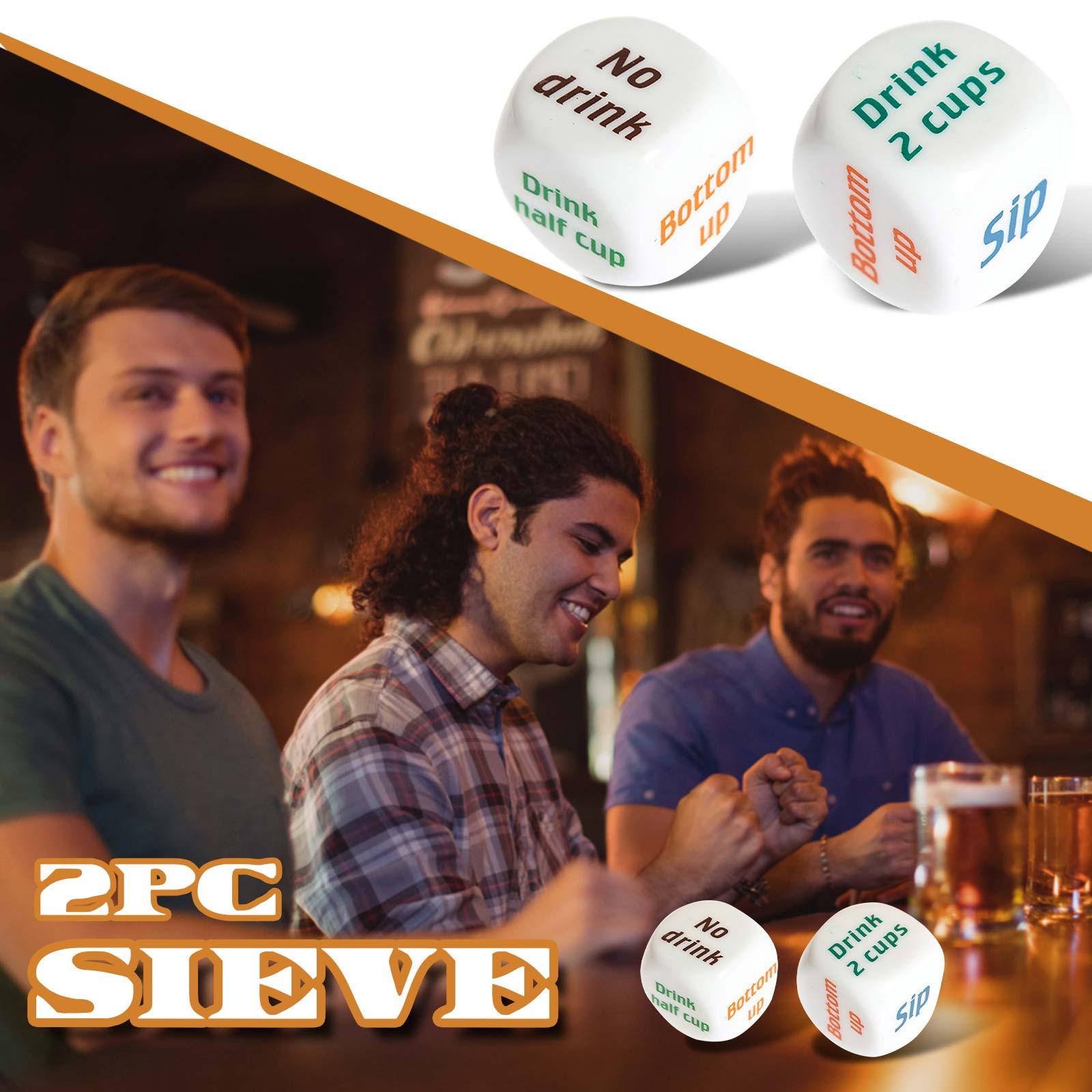 Party Dice -Game Dice Wine Table Game Dice Friends Dinner Creative Dice