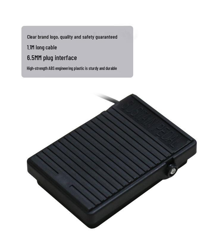 Universal Sustain Pedal for Electronic Pianos, Keyboards, and Drums