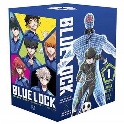 Blue Lock Season 1 Part 1 Manga Box Set by Muneyuki Kaneshiro Paperback Book 9798888773499