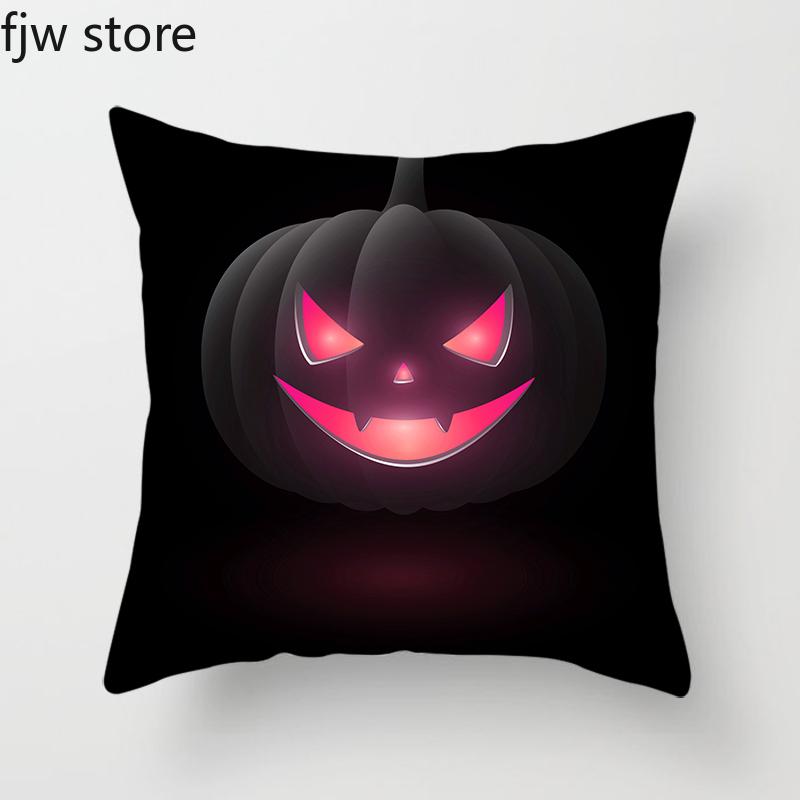 Halloween Decoration Pillowcase Pumpkin Ghost Face Party Holiday Gift Sofa Cushion Cover Bedroom Home
