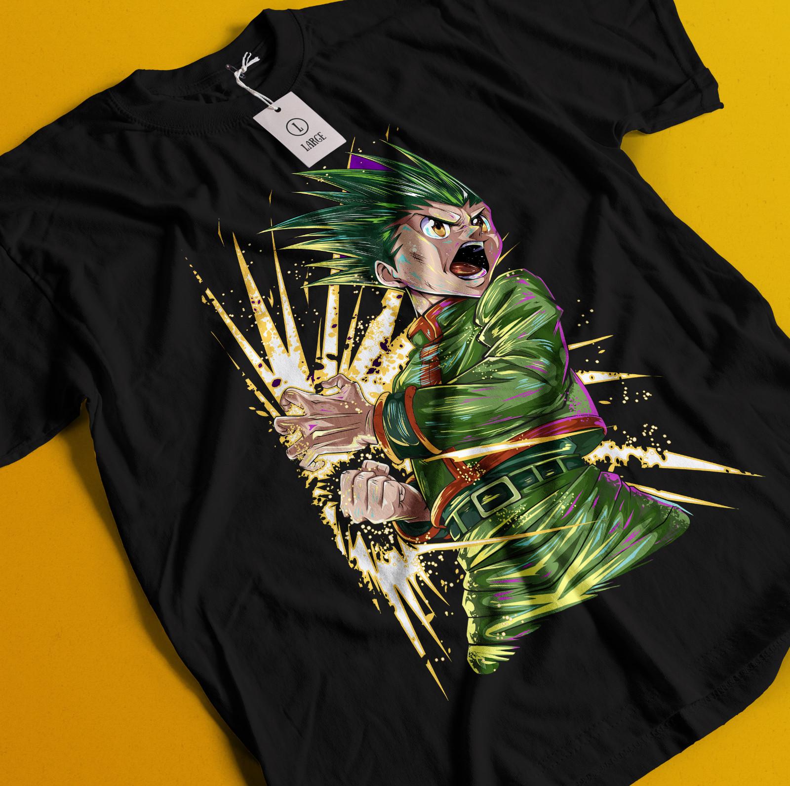 

Gon Shirt Hunter X Hunter HXH Hisoka Tshirt Killua Tee T-Shirt Mens Womens Tees Top Meruem Kurapika 2XL