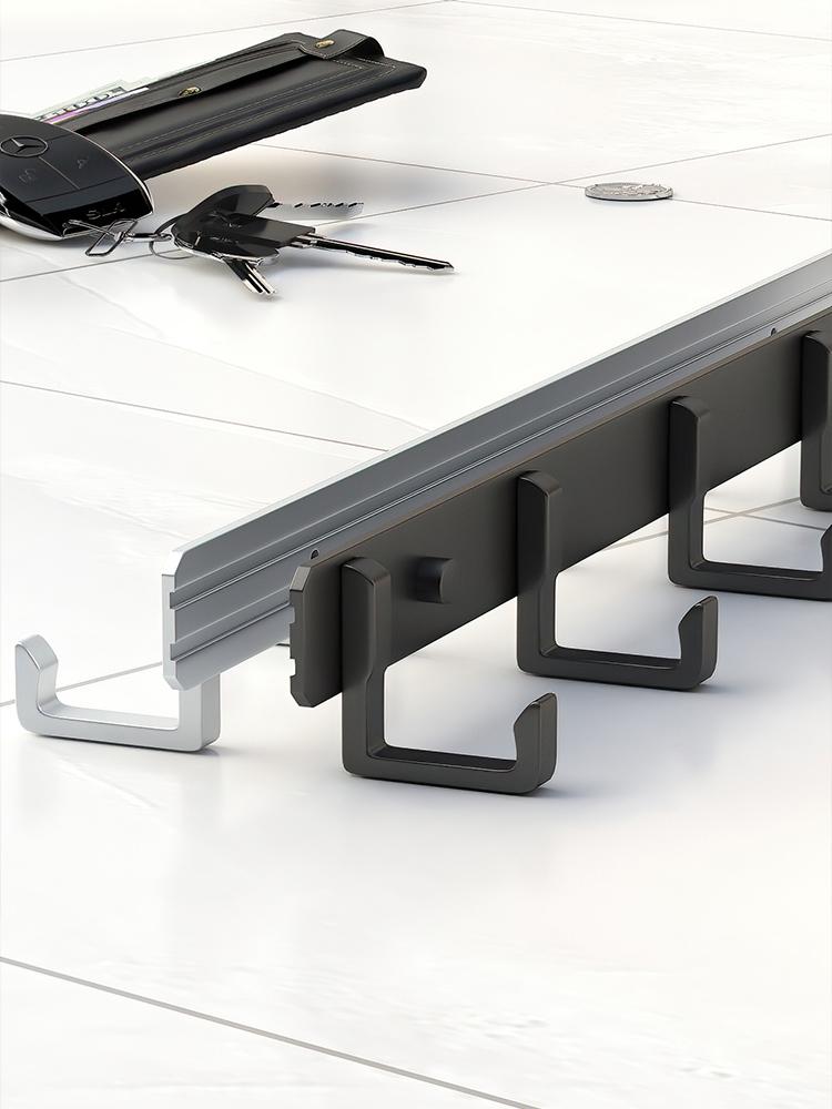 Ingen boring Dør Bak Krok Oppbevaring Vegghengt Kleshenger Kleskroker Henger Soverom Organizer Oppbevaring Kjøkkenkrok