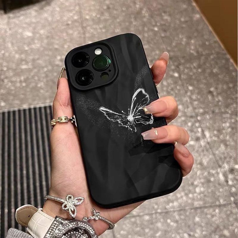 Simple Butterfly for Apple 17 Phone Case for IPhone 16 Promax Anti Drop 12/14/13 Personalized 15