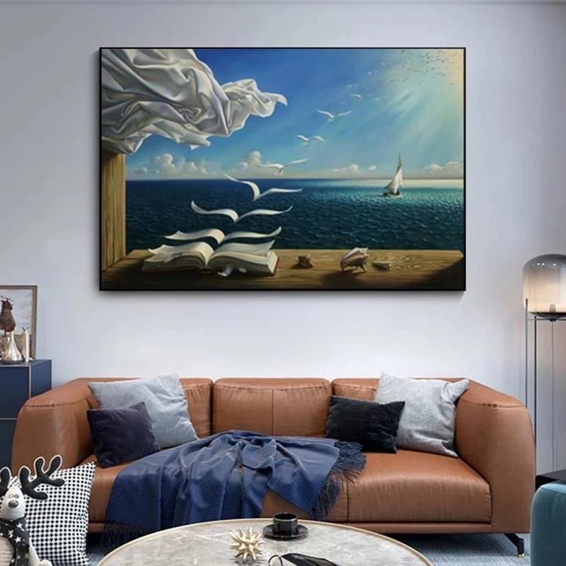Modern Abstract Canvas Art Wall Poster For Living Room Decor