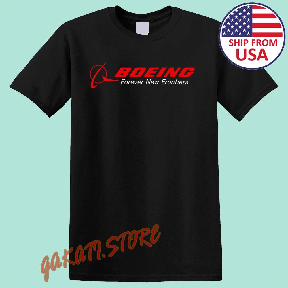 Boeing Aerospace Aviation Men s Black Size S-5XL 4XL