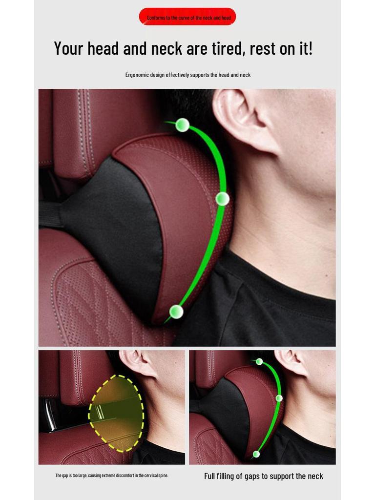 Cojín para Reposacabezas y Soporte Lumbar de Coche para Toyota Corolla, RAV4, Camry, Highlander, Avalon