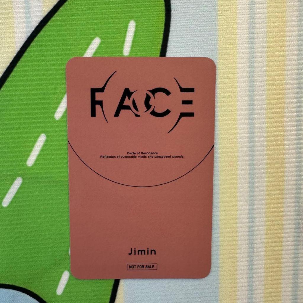 [USED] BTS Rakidro Jimin JIMIN FACE Trading Card
