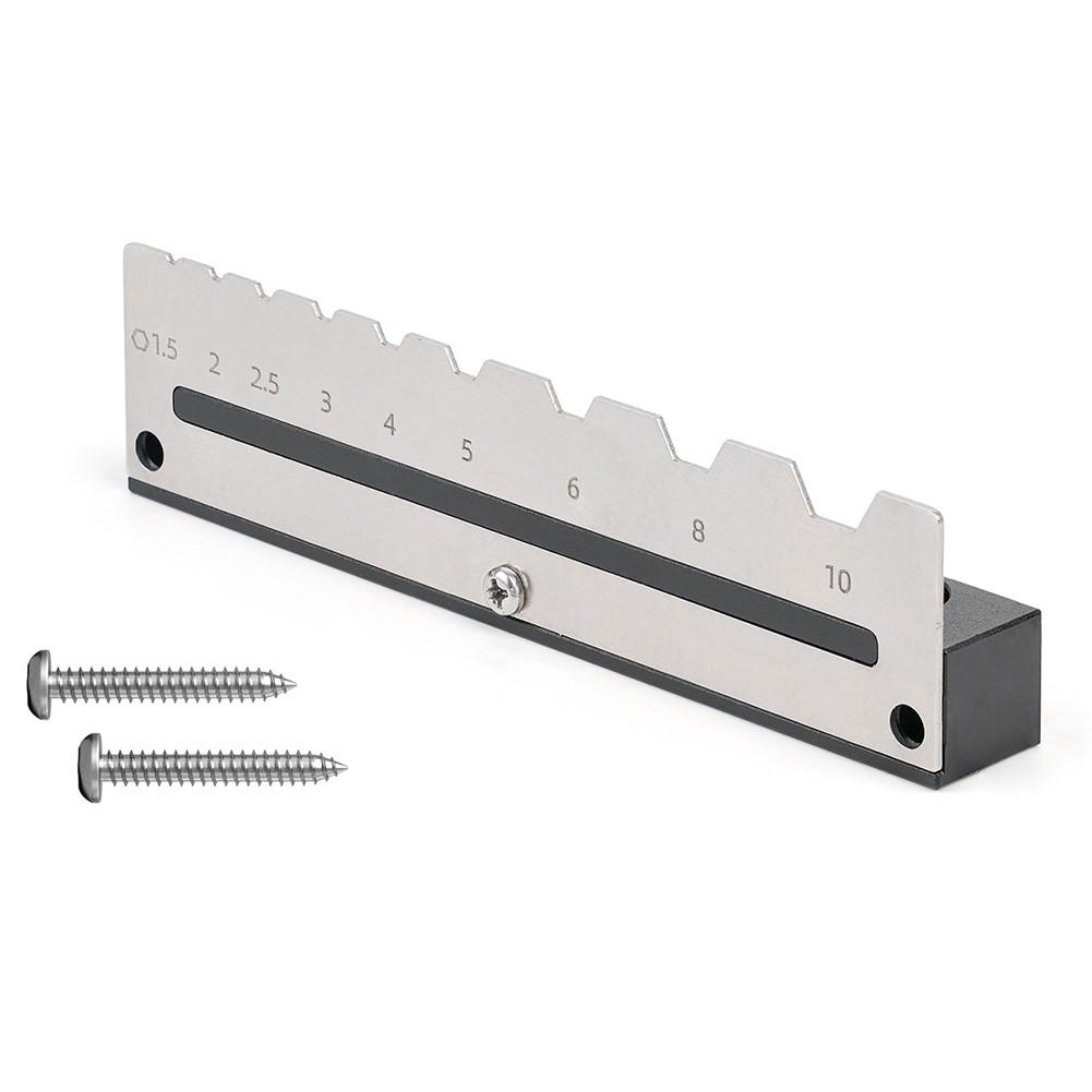 Aluminum Alloy Construction Hexagonal Wrench Rack Tool Organizer