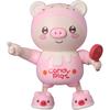 Electronic Dancing Pig Toy, Portable Dancing Pig Electronic Toys Play Dancing Pig Interactive Toys Fun Interactive Music Experience for Home and