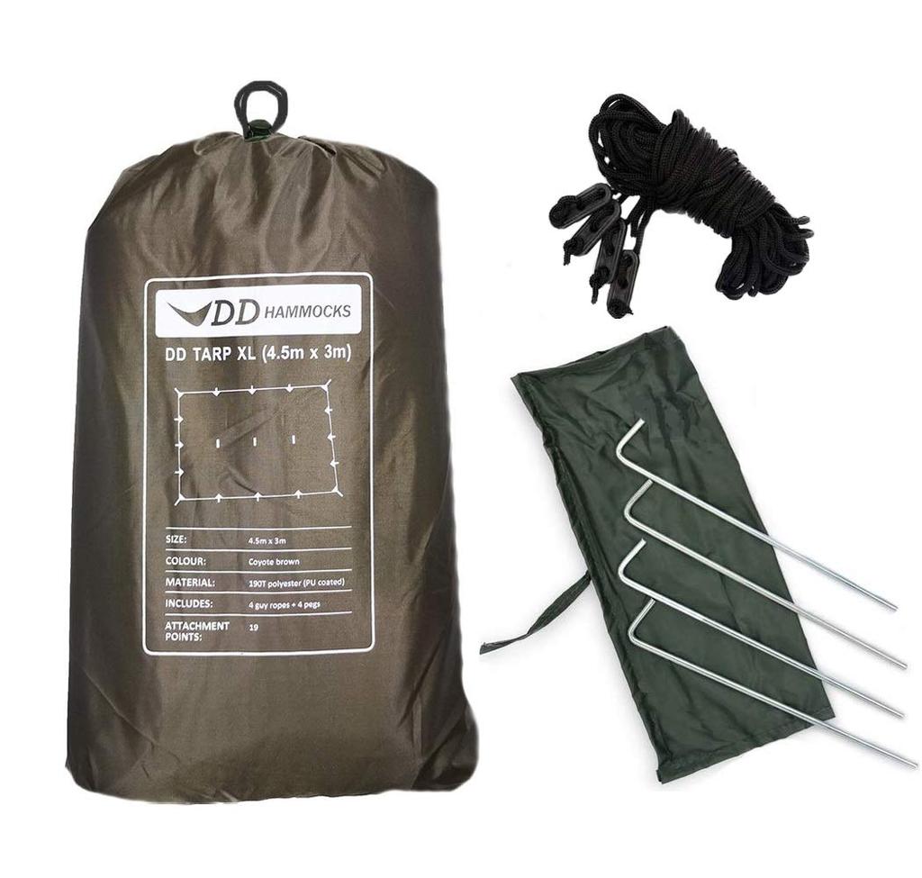 DD Hammocks DD Tarp XL Authentic (Coyote Brown)
