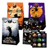 Scarecrow Theme Halloween Witch Pattern Party Snacks Candy Packaging Bags Paper