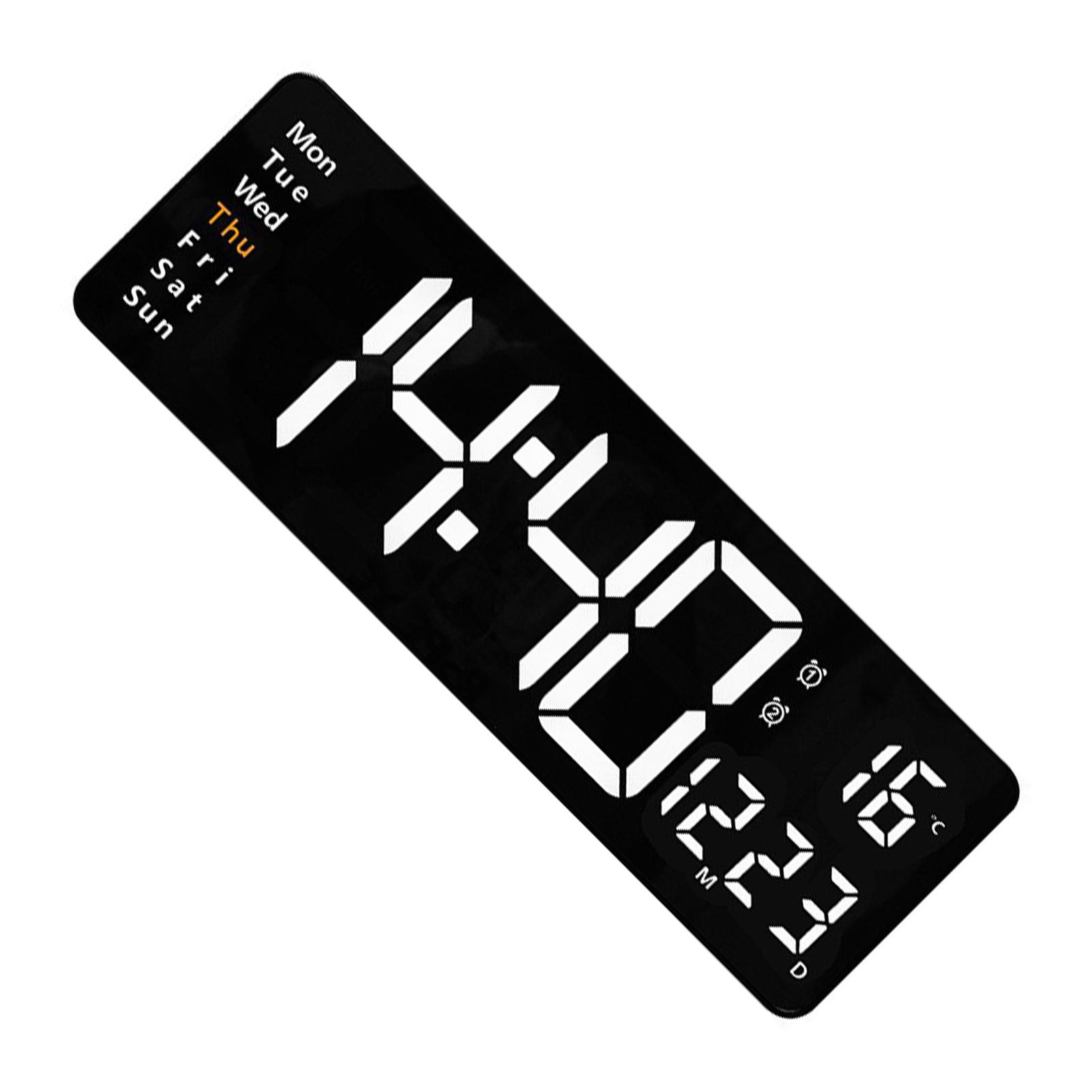 ABS Wall Clocks With 3 Gear Brightness And Date Display For Living Room Can Set Three Sets