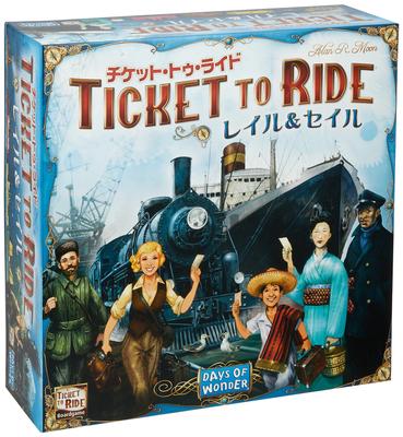Hobby Japan Ticket to Rail Sail Japonská verze pro děti od 10 let a desková hra Ride & (pro 2-5 hráčů, 90-120 minut, až)