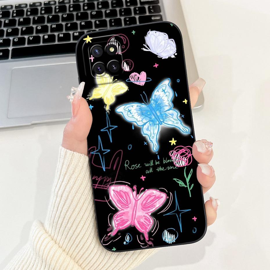 For Samsung Galaxy Note 10 Lite A81 Lens Protective Phone Case On Samsung Note 10lite SM-N770F Lovely Pattern Soft Silicon Cases