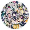 50-Piece Cute Demon Slayer Anime Stickers: Tanjiro & Characters for Journal or Motorcycle Graffiti