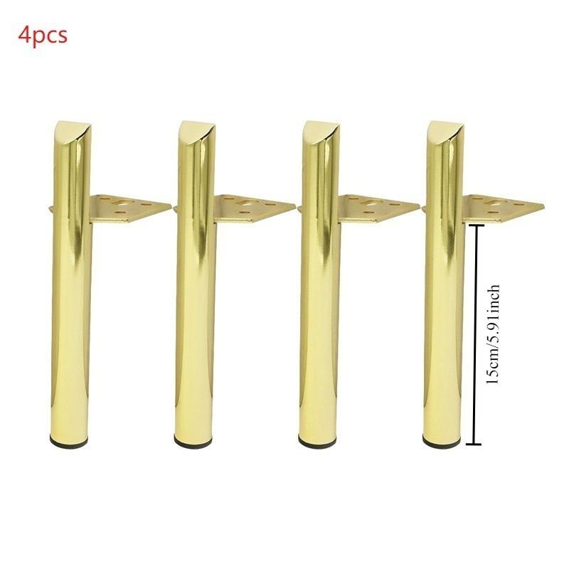 4pcs Furniture Legs Mounted Style Furniture DIY Replacement Feet Coffee Table Feet Metal Furniture Leg for Sofa Cabinet Side