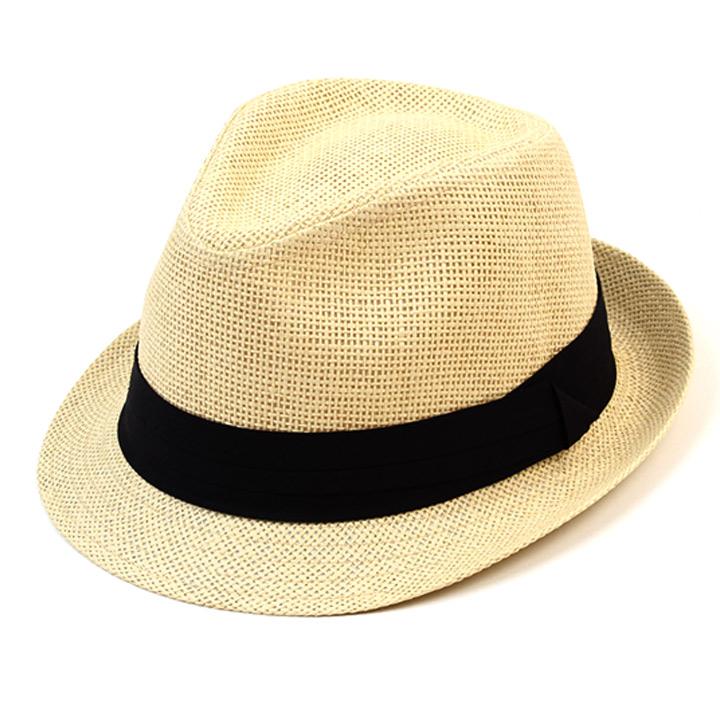 Yunibeosyeolkemiseuteuli Bu Summer Simple Beige Fedora Summer Fedora