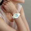 Casio YOUTH Series-LRW Disc Three-Needle Summer Ice Cream Macaron Gradient Dial 100 M Waterproof Quartz Movement Resin Strap Japanese and LRW-200H-2E2