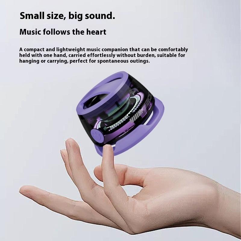 Wireless Bluetooth Small Speaker Mini Magnetic Stand Audio Outdoor Portable Desktop Mini Speaker