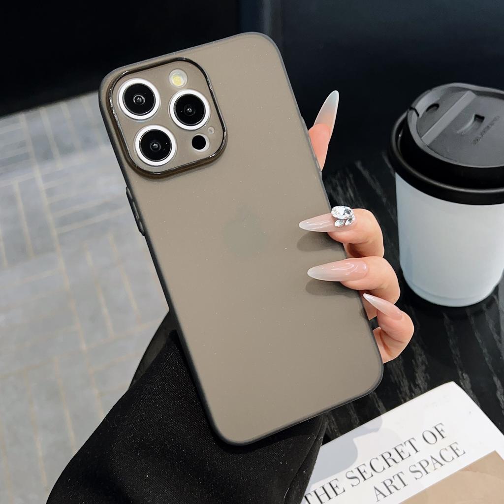 Ultra-thin matte suitable for iPhone16E mobile phone case SE new Apple 15promax transparent matte silicone case
